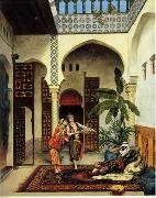 unknow artist, Arab or Arabic people and life. Orientalism oil paintings 565